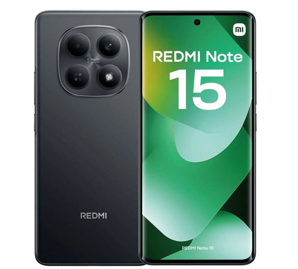 Xiaomi Redmi Note 15 4G Dual Sim 8GB RAM 256GB - Black [Energieklasse B] (MZB0M89EU)