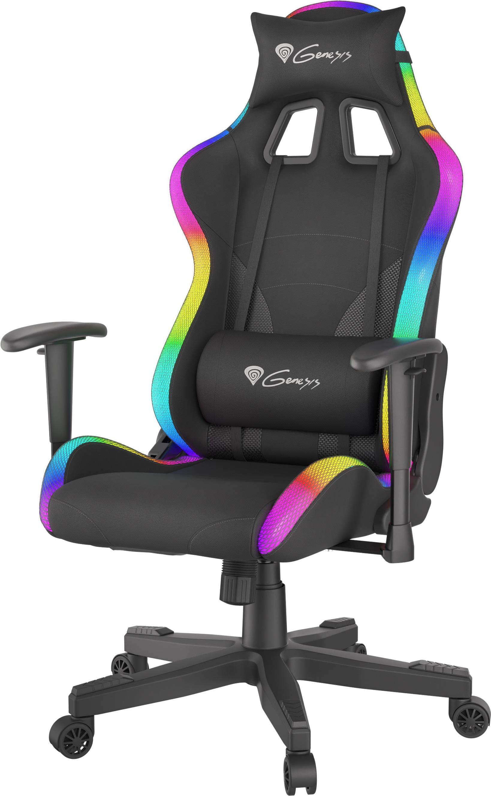 GENESIS Gaming Stuhl TRIT 600 RGB schwarz (Speditionsversand)
