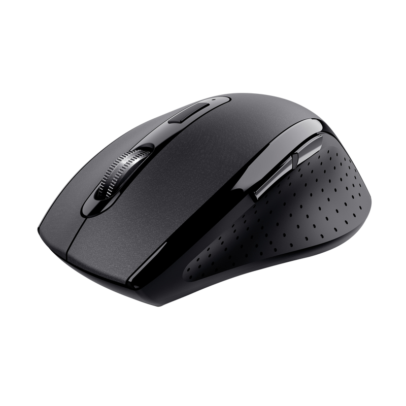 Trust Sura Ergonomische Maus kabellos 2.4 GHz Schwarz
