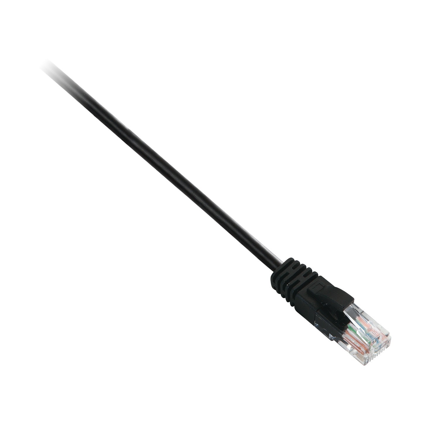 V7 CAT6 UTP Netzwerkkabel 1 m Schwarz
