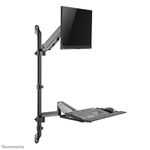 Neomounts WL90-325BL1 Monitor-Wandhalterung 43,2 cm (17) - 81,3 cm (32) Schwarz Tastaturablage, Höhenverstellbar, Neigbar, Schwenkbar, Rotierbar