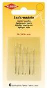 KLEIBER Ledernadel-Set, 6-teilig für anspruchsvolle Ledernäharbeiten, ungeeignet für - 1 Stück (699-10)