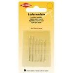 KLEIBER Ledernadel-Set, 6-teilig für anspruchsvolle Ledernäharbeiten, ungeeignet für - 1 Stück (699-10)