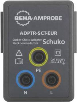 Beha Amprobe Adapter ADPTR-SCT-EUR Steckdosenprüfadapter ADPTR-SCT-EUR, 4854899 (4854899)