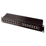 SHIVERPEAKS SHVP 75068 - Patchpanel, 48,30cm (19"), 16-Port, Cat.6a (BS75068)