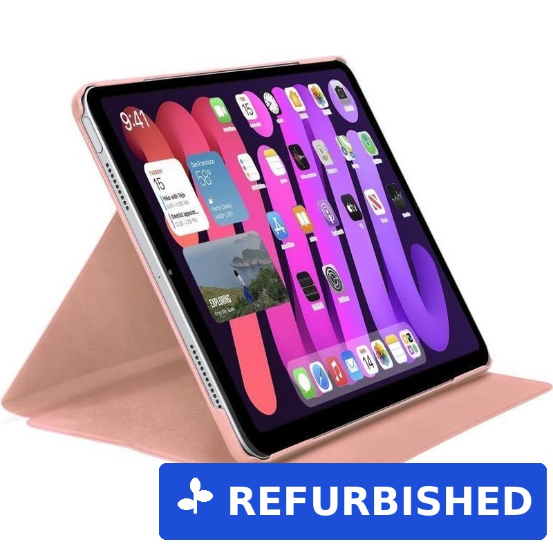 SBS Book Pro-Schutzhülle mit Ständer für iPad Mini 6/ 5 rosa (TABKPROIPM6P) (geöffnet)