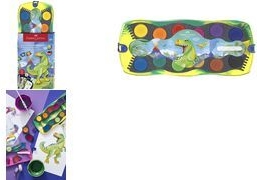 FABER-CASTELL Dino Wasserfarbkasten 12 Farben (125036)