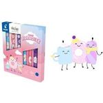 PILOT Tintenroller FRIXION BALL 07 Fancy Winter, 6er Wallet Sonderedition Sweet Paradise, Strichfarbe: blau, patentierte - 1 Stück (WLT458838)