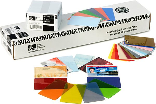 Zebra Premier PVC Karte (104523-215)