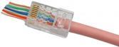 Modularstecker RJ45 easy plug, Cat. 6, UTP, für mehradrige Kabel, zum Crimpen, VPE 10 Stück Für eine noch schnellere Verbindung! (920804)