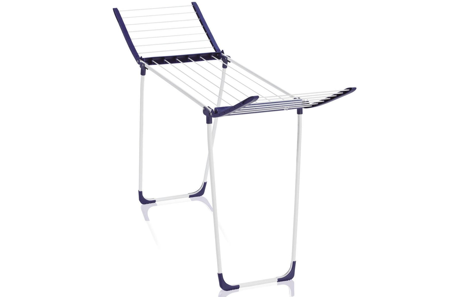 Leifheit Pegasus 120 Solid Compact Standtrockner 12 m Aluminium Blau/Weiß