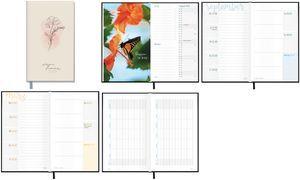 Häfft® Verlag Schülerkalender slim Dainty Flower August 2026 - September 2027 rosa, 1 St. (11124-9)