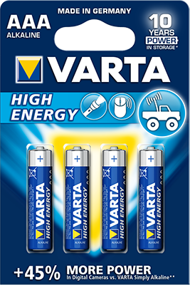 Varta High Energy AAA Einwegbatterie Alkali (04903121414)