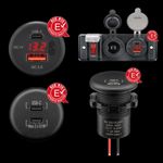 USB-C Einbaucharger mit offenen Kabelenden (560022)