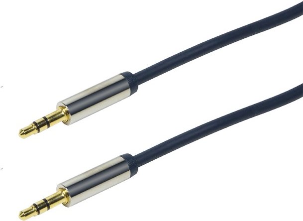 LOGILINK - Audiokabel 3.5 Stereo M M, gerade, 1,50 m, blau (CA10150)