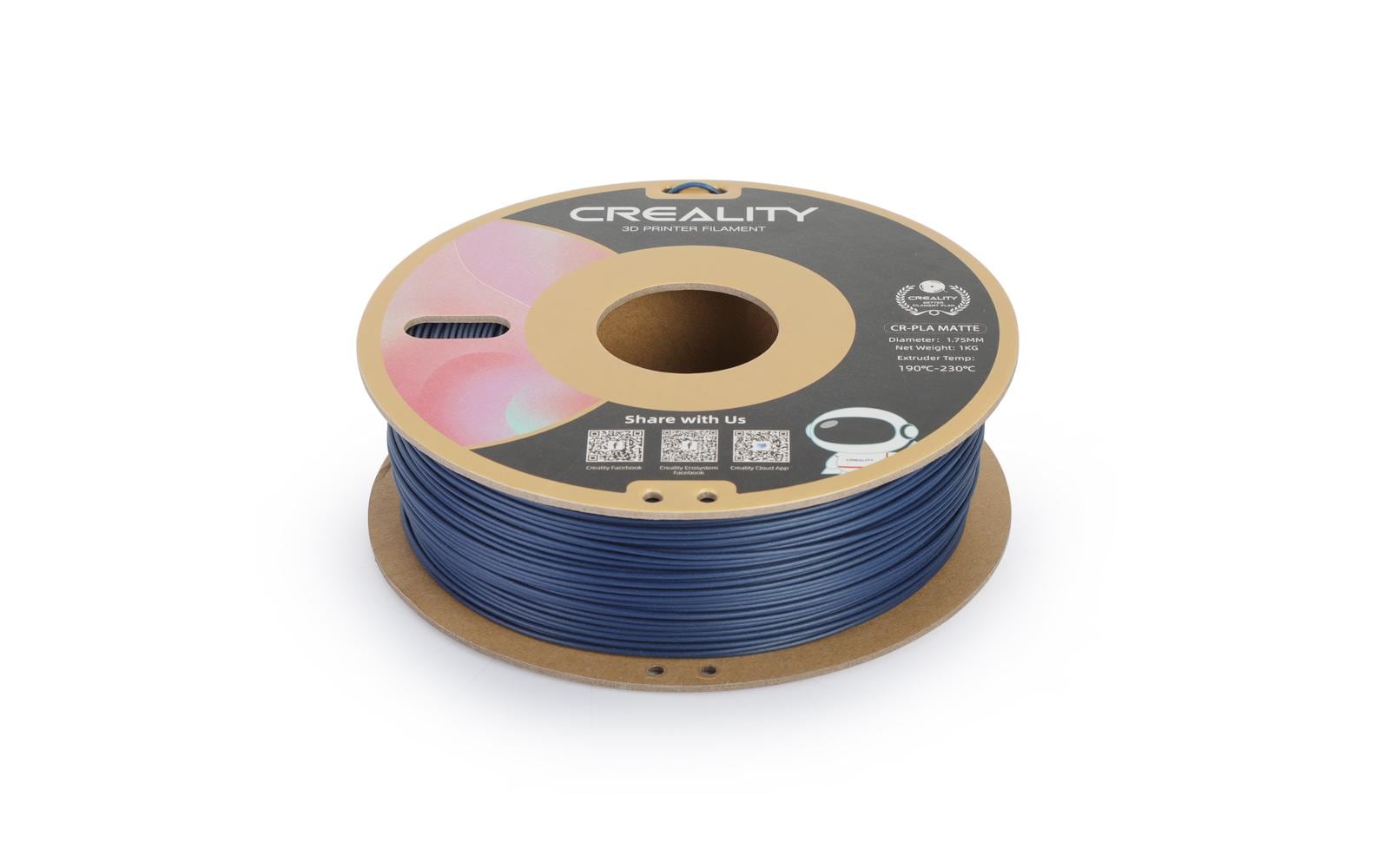 Creality3D CR-PLA Matt Filament 1,75 mm 1 kg Blau