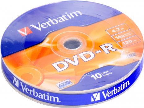 Verbatim DVD-R 16x 4.7GB 10PK 4.7GB DVD-R (43729)
