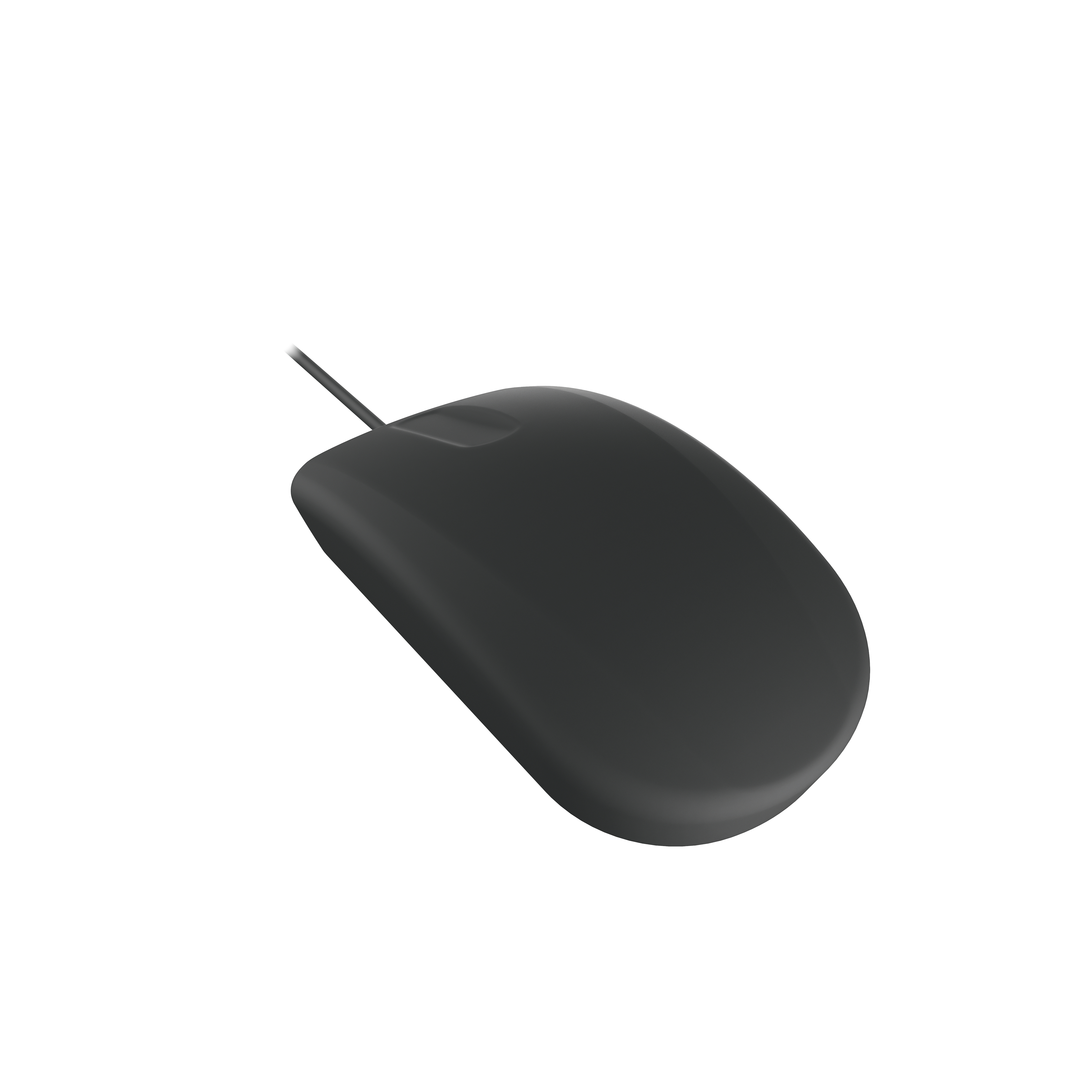 Cherry Contour Active Key Medical QuickClean AK-PMH3 Maus Schwarz