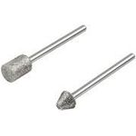 Wolfcraft 5989000 Diamantschleifstift-Set, zylinder- und spitzkegelförmig, 2-tlg. 1 Set
