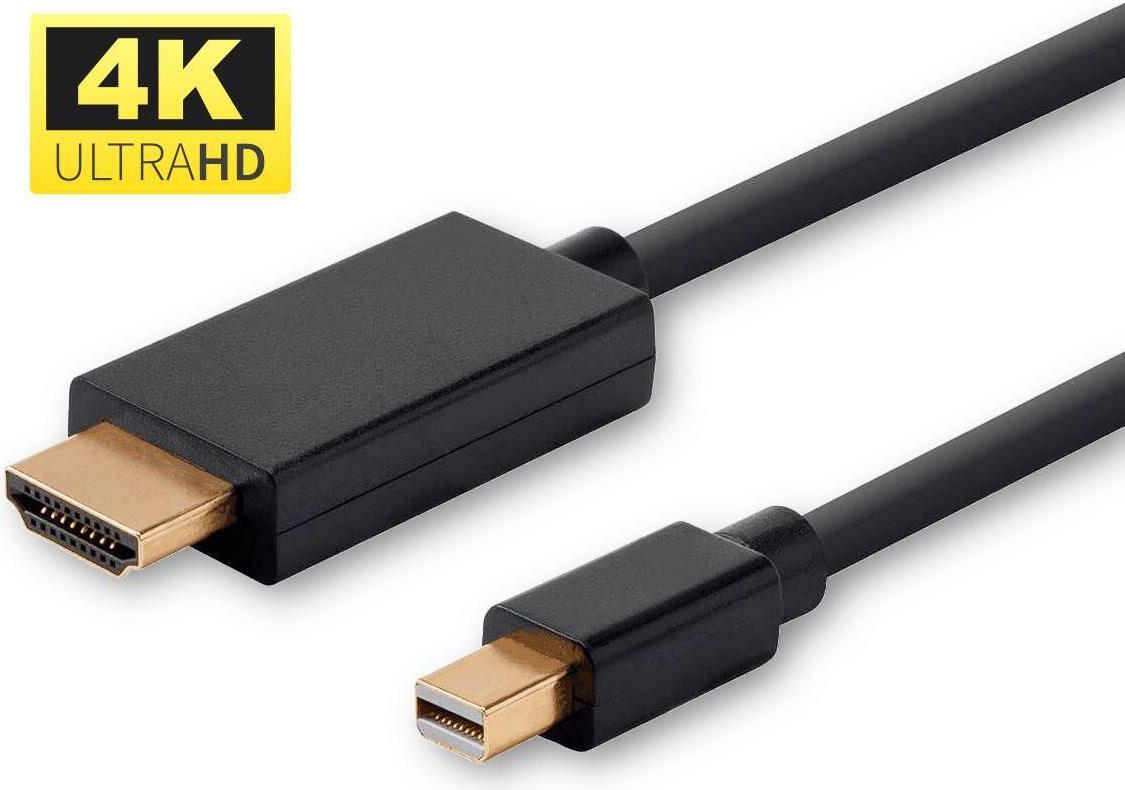 MicroConnect 4K Mini Displayport to HDMI Cable (MDPHDMI5B-4K)