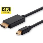 MicroConnect 4K Mini Displayport to HDMI Cable (MDPHDMI5B-4K)
