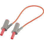 VOLTCRAFT Hochflexible Sicherheits-Messleitung [Lamellenstecker 4 mm - Lamellenstecker 4 mm] 0.25 m Rot MSB-501 10 A (VC-8063380)