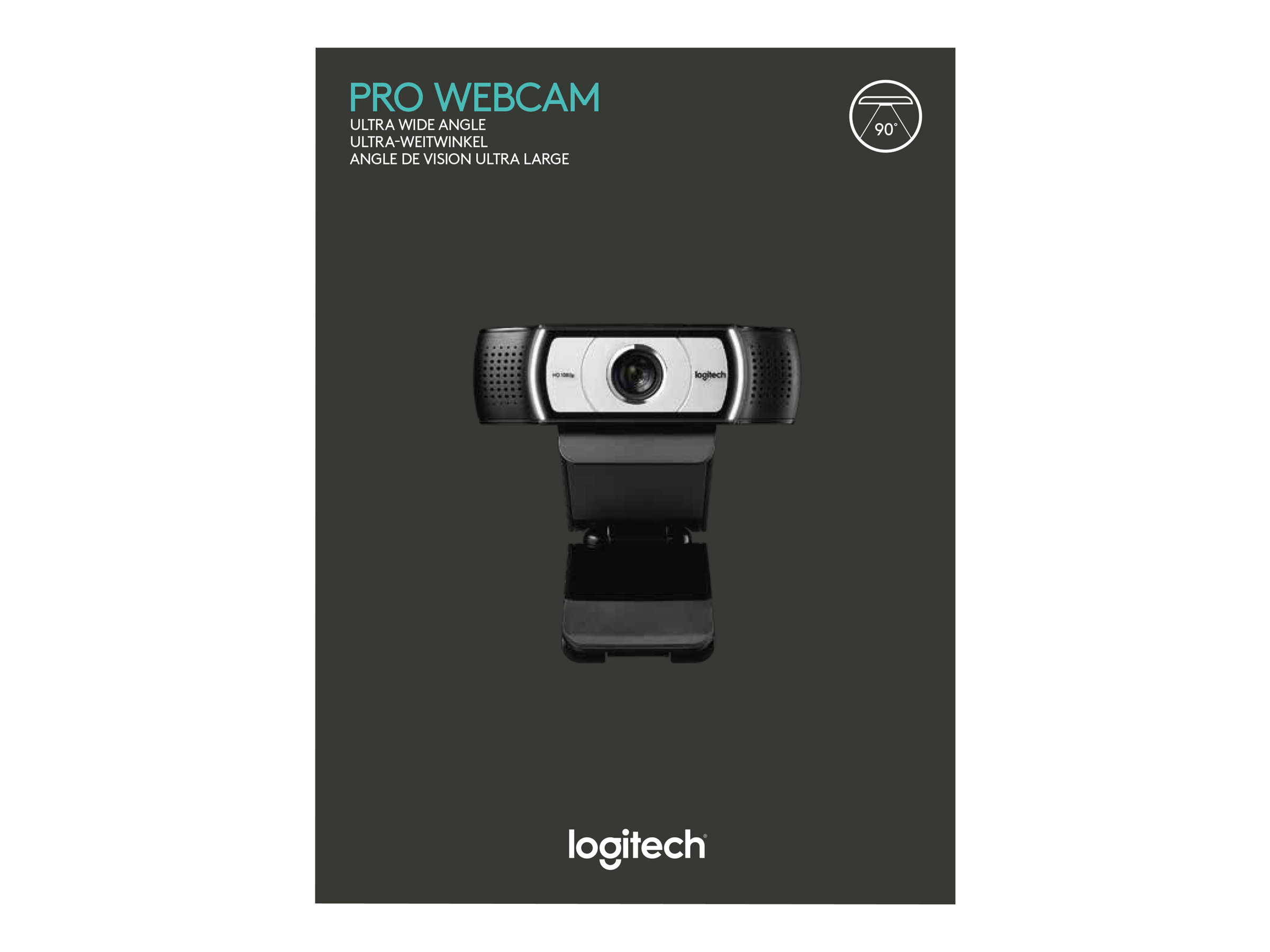 Logitech Webcam C930e Full HD Schwarz