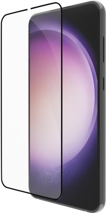dbramante1928 Eco-Shield. Markenkompatibilität: Samsung, Kompatibilität: Galaxy S23, Schutzfunktion: Staubresistent, Kratzresistent. Material: Polyethylenterephthalat, Produktfarbe: Schwarz, Transparent. Menge pro Packung: 1 Stück(e) (ESSSBF001797)