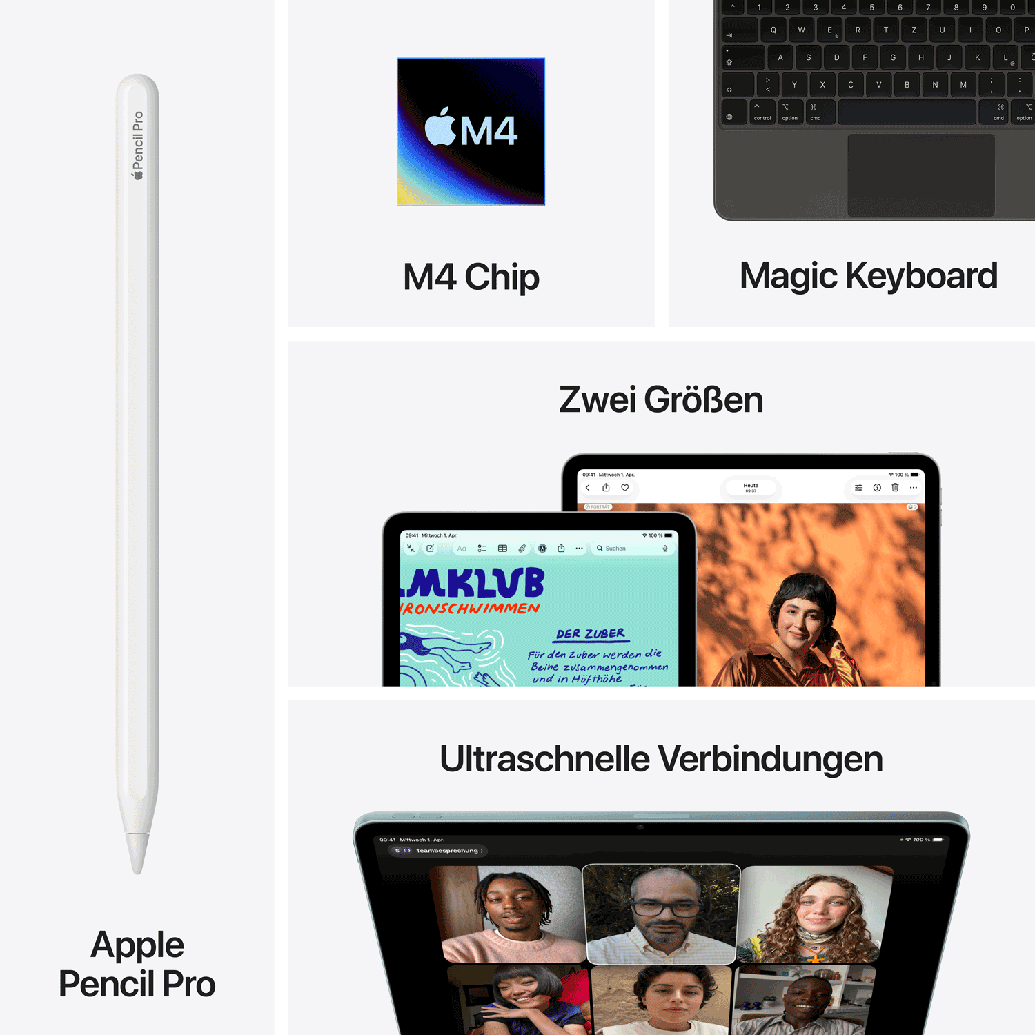 Apple 13'' iPad Air M4 Wi-Fi 256GB - Space Grau