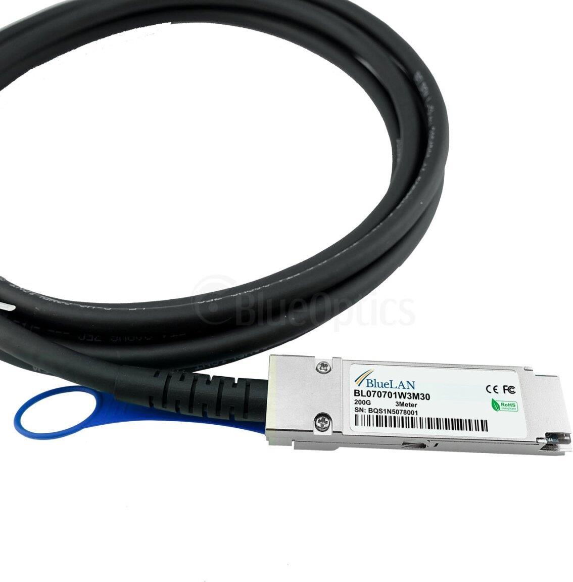 BlueOptics MCP1650-V00AE30 QSFP56 Direct Attach Kabel 0,5 m 30 AWG Schwarz