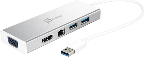 j5create JUD380-N USB™ 3.0 Mini Dock (JUD380-N)
