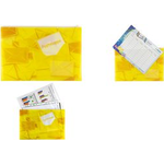 HERMA Postmappe mit Zipper, DIN A4, aus PP, gelb Reißverschlusstasche im A4 XL-Format, mit Kunststoff-Zipper - 1 Stück (20000)