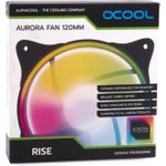 Alphacool Rise Aurora 120 mm Lüfter (120x120x25mm) EOL (24836)