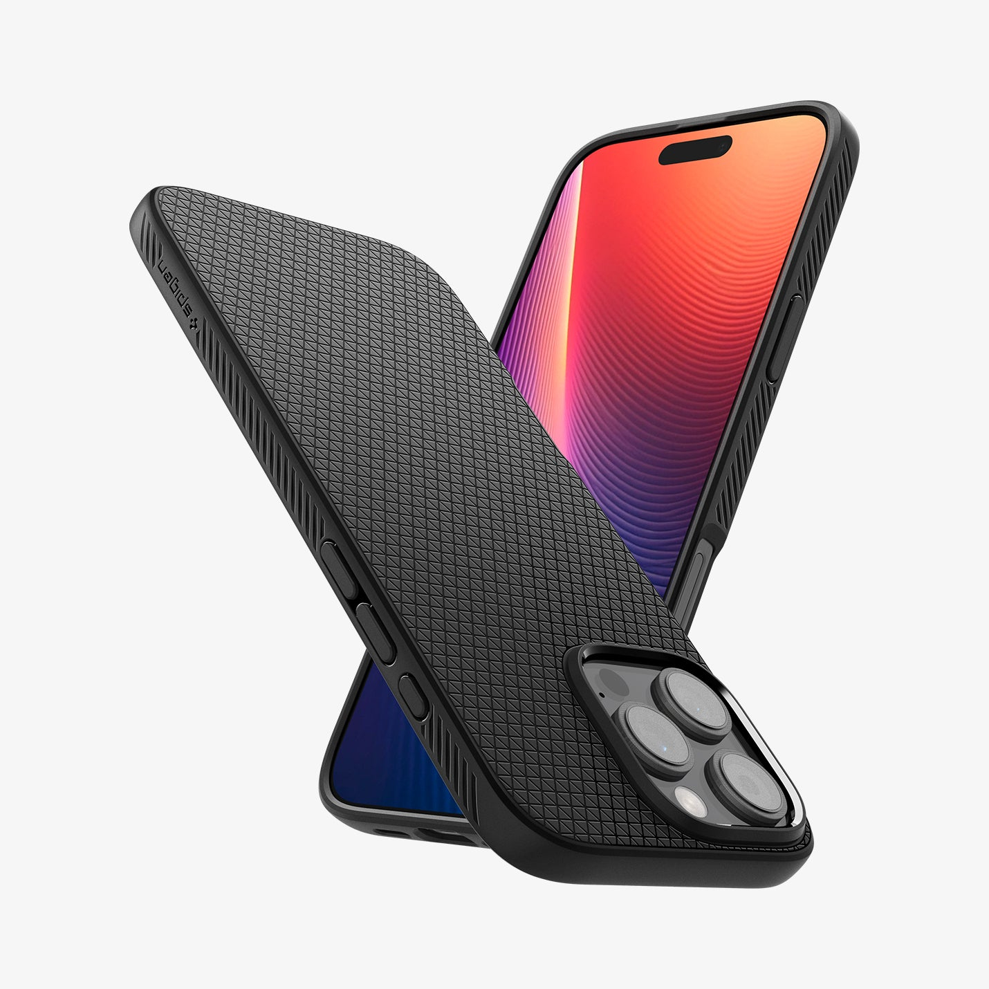 Spigen Liquid Air Schutzhülle für iPhone 16 Pro 6,3" TPU Matte Black