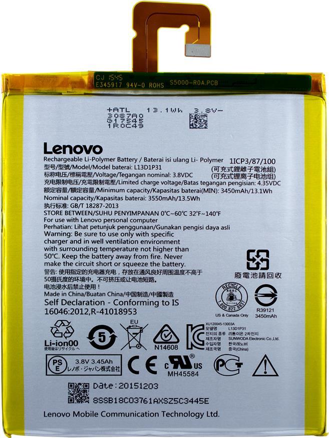 Lenovo Li-Polymer Akku (L13D1P31)