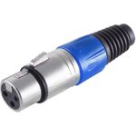 S/CONN maximum connectivity XLR-Kupplung, blau (55022-B)