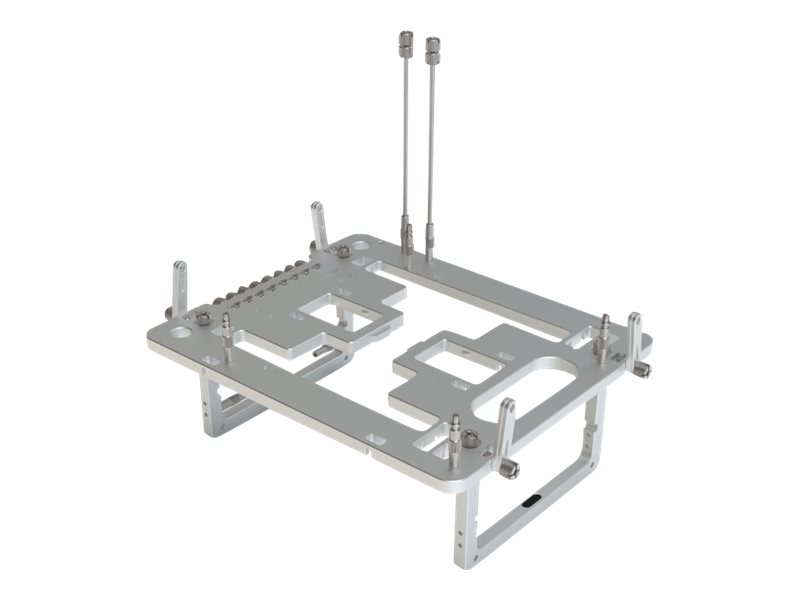 Streacom BC1 Mini V2 Benchtable Test Bench Mini-DTX Silber, sandgestrahlte eloxierte Oberfläche