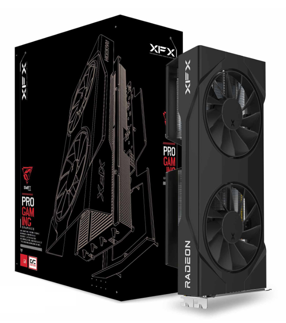 XFX Swift OC Radeon RX 9060 XT 16 GB GDDR6 Schwarz