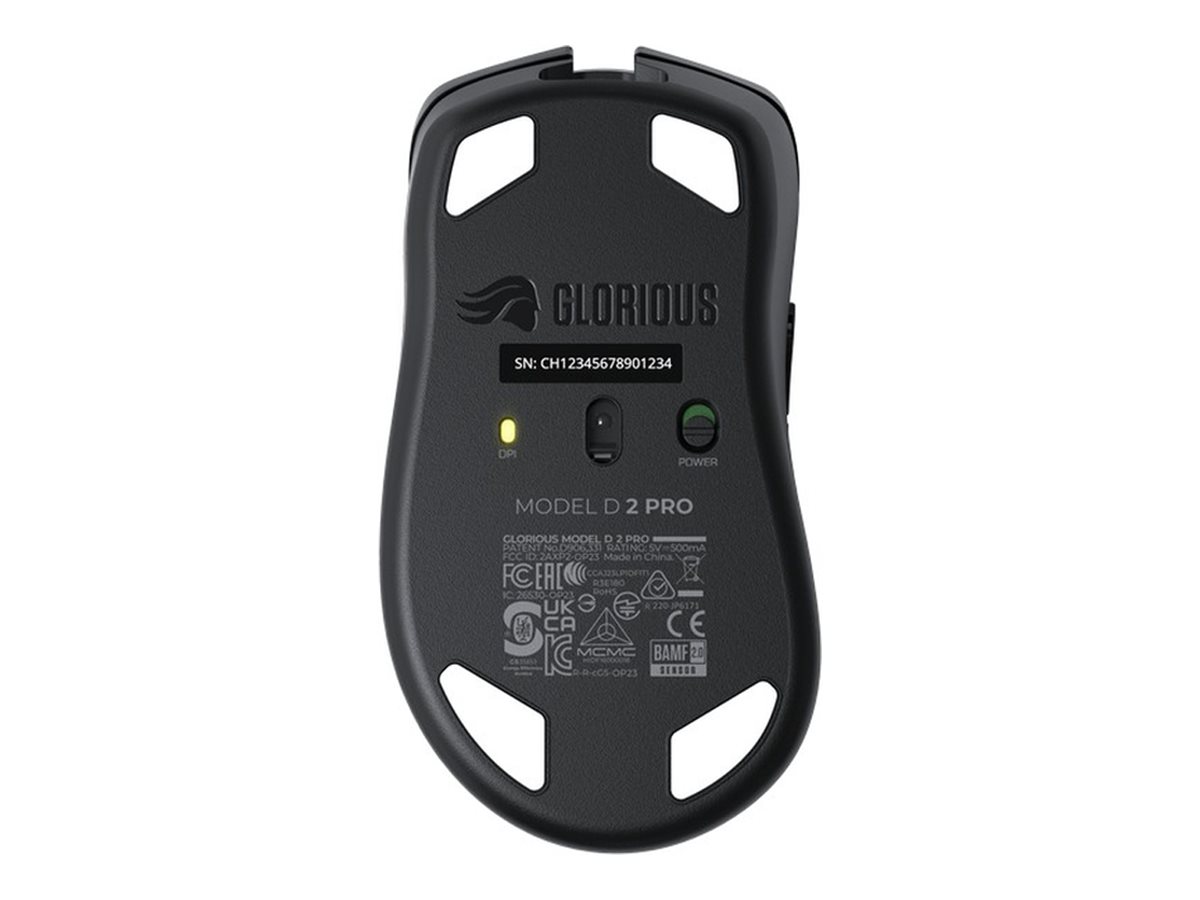 Glorious Model D 2 PRO Wireless Gaming-Maus 2.4 GHz 26000 DPI Schwarz