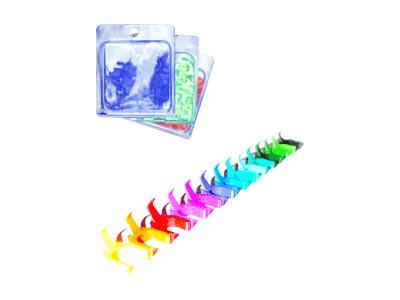 PatchSee PatchClip TU/PC 50er-Pack Türkisblau