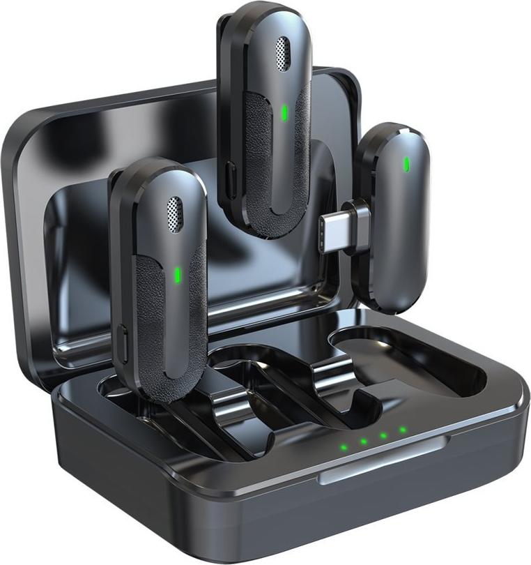 Technaxx TX-301 Mini-Mikrofonset Schwarz
