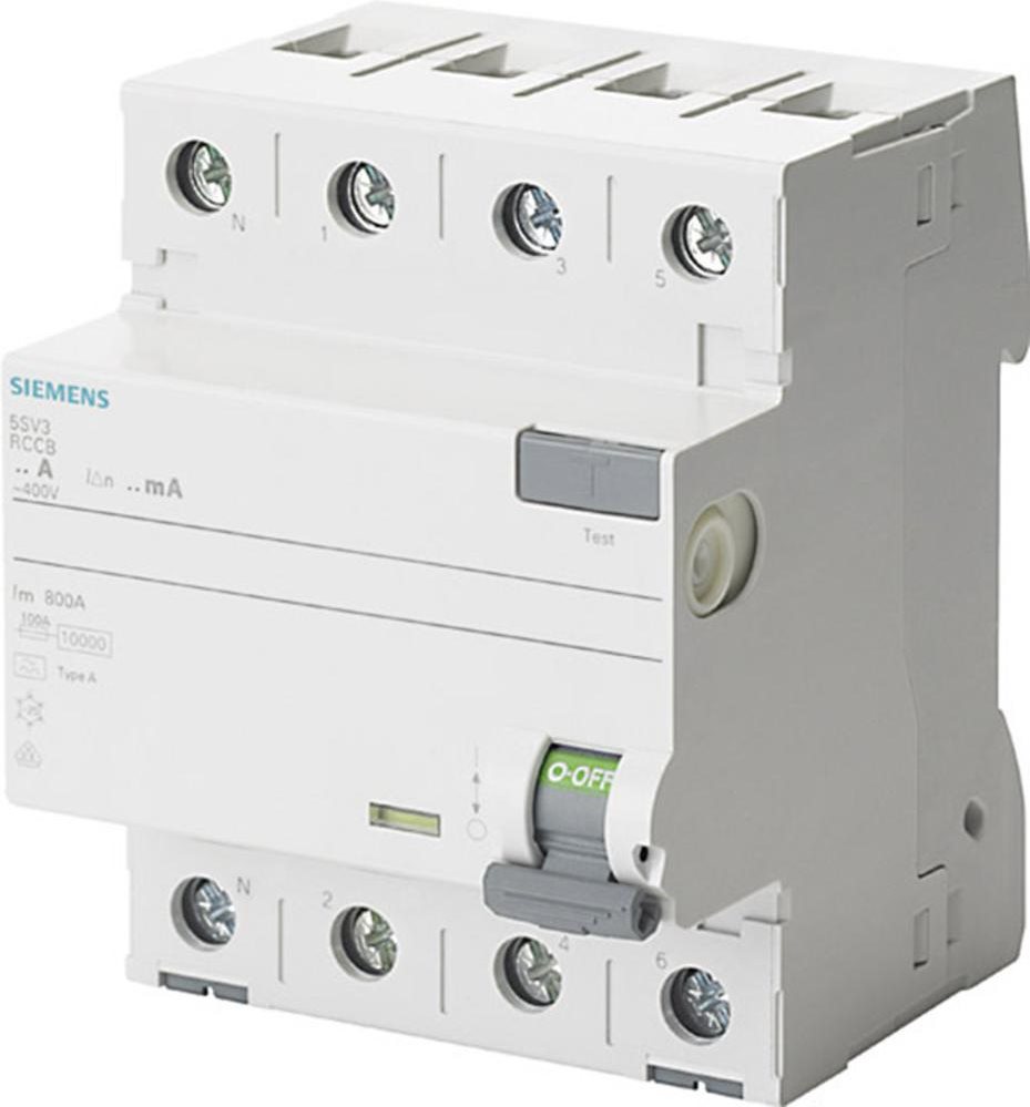 Siemens FI-Schutzschalter 4polig 63 A 400 V 5SV3646-6KL (5SV3646-6KL)