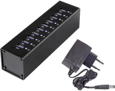 Renkforce RF-UH-A10 USB 3.2 Gen 1 (3.1 Gen 1) Type-A 5000 Mbit/s Schwarz (RF-4927275)