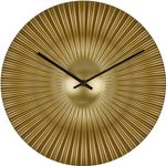 TFA Dostmann 60.3031.53 Quarz Wanduhr 330 mm x 50 mm x 330 mm Gold (60.3031.53)