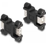 DeLOCK USB 2.0 Adapter Typ-A Buchse zu Typ-B Buchse mit Schraubanschluss (66076)