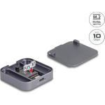 Delock Magnetisches Gehäuse USB Type-C 10 Gbps für 1 x M.2 NVMe oder SATA SSD (42032)