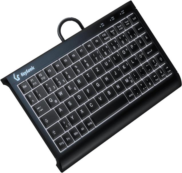 KeySonic KSK-3011ELC (DE) Tastatur USB QWERTZ Deutsch Schwarz (KSK-3011ELC (DE))