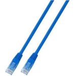EFB-Elektronik RJ45 Patchkabel Cat.6 U/UTP PVC CCA blau 5m Hersteller: EFB Elektronik (K8100BL.5)