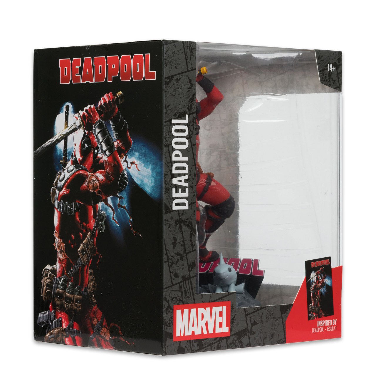 McFarlane Toys Marvel Deadpool Sammelfigur 1/10 Mehrfarbig, Rot