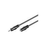 Microconnect Audio 2.5mm M / F - 2M 2m 2.5mm 2.5mm Schwarz (33723)